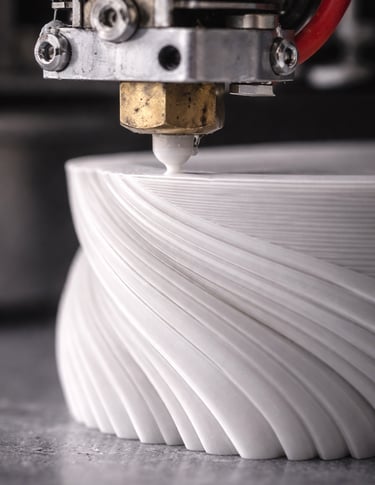 the house of chandira 3d printed lamps