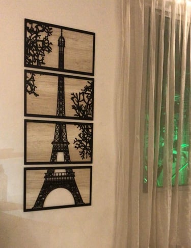 polidíptico torre eiffel