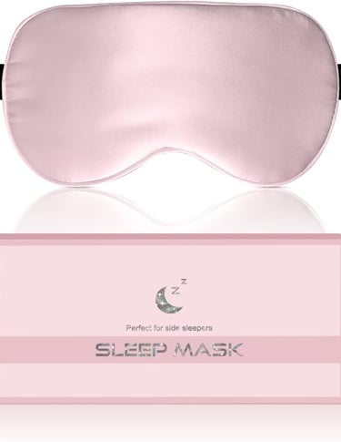 Antifaz de seda natural para dormir mejor y relajarse