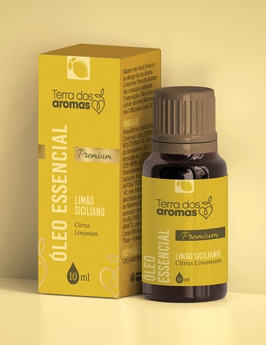 Design de embalagem para óleo essencial Poderes da Natureza