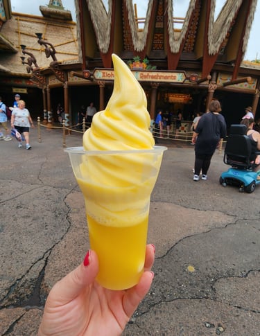 Dole Whip at Magic Kingdom's Aloha Island