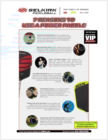 Why use a power paddle template