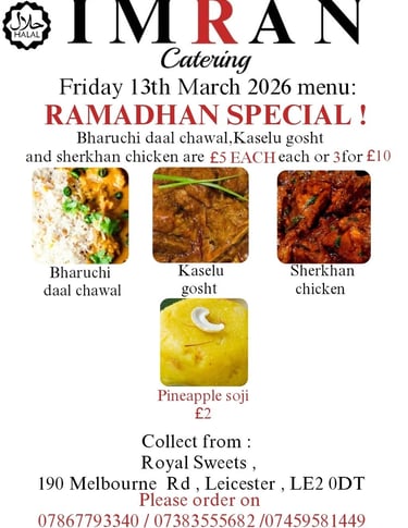 Ramadan 2026 Menu