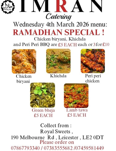 Ramadan 2026 Menu