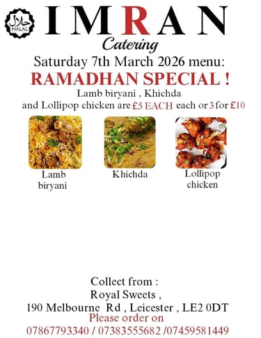 Ramadan 2026 Menu