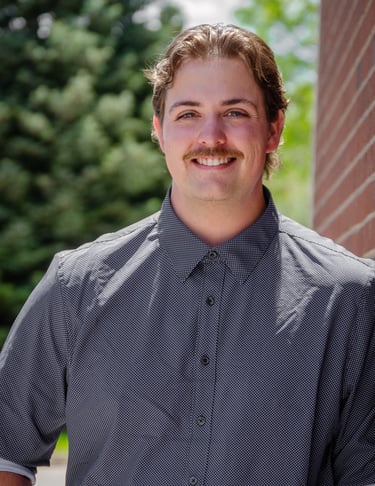 Portrait of Cameron Pruett, Edge Optics Fort Collins 