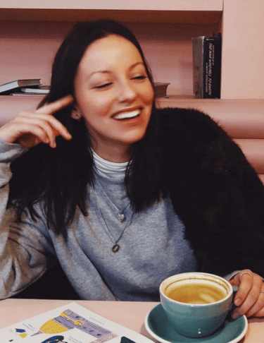 woman laughing