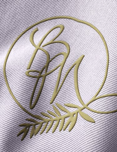 Broderie d'un logo sur un tissu