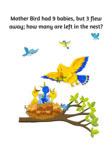 Fun with Numbers Book Page