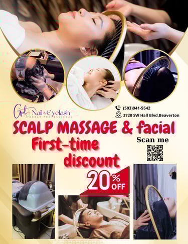 SCALP MASSAGE AND FACIAL DISCOUNT