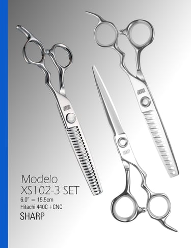 Set de tres Tijeras XS102-3 Sharp de 6.0"