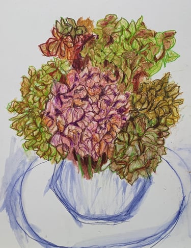 Dried Hydrangeas