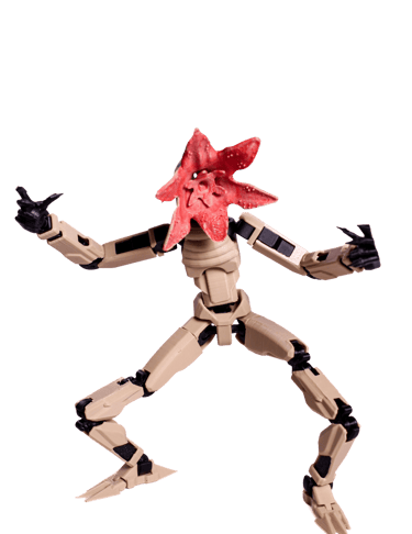 Figura Demogoron articulada impresa en 3D — Tío TresD México