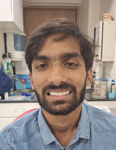  Satisfied smiling patient after dental treatment at Shree Dental Care in Shyamal