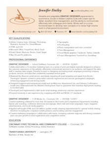 Resume of Jennifer Dailey