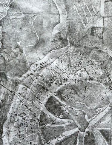 Graphite imprint: Hell in a hand cart