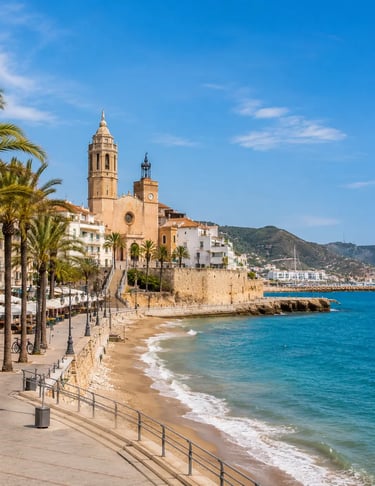 Filipino driver in Barcelona for private day trips to Sitges beach town