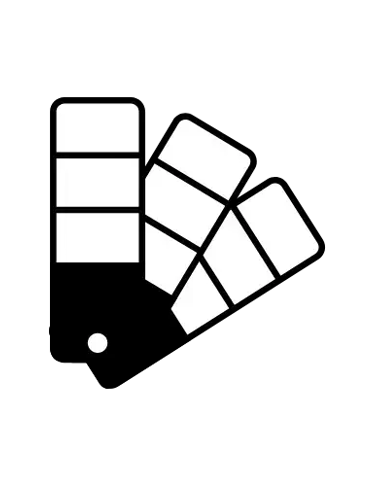 Palette icon for custom acoustic panel colours