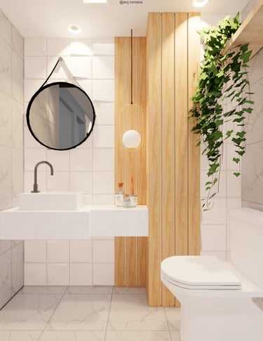 lavabo otimizado reformado arquitetura