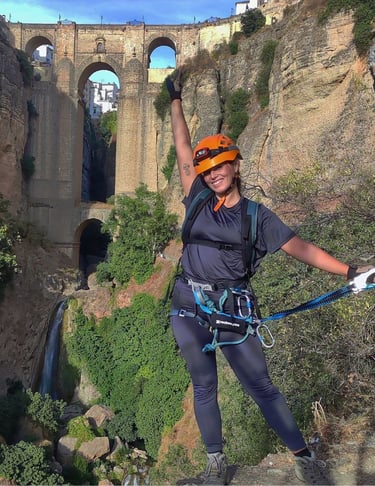 Actividad guiada en la vía ferrata del Tajo de Ronda