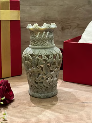 handcrafted vase