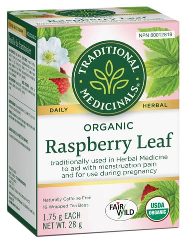 organic raspberry leaf tea traditional medicinals