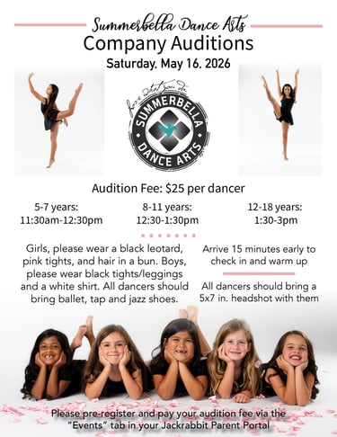 Summerbella Company Auditions