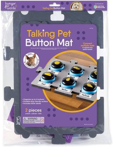The mat that holds Tadpole's buttons