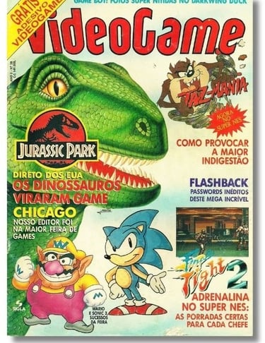 Revista Vídeo Game edição 28, Julho de 1993
