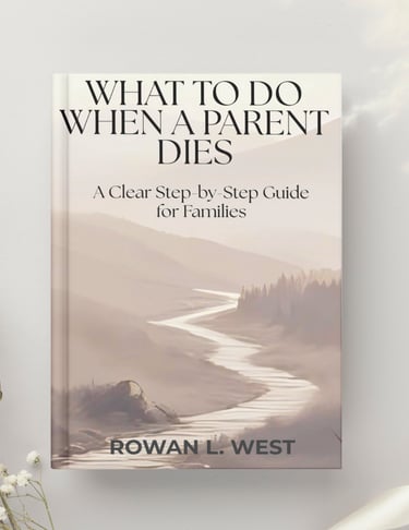 what to do when a parent dies book cover
