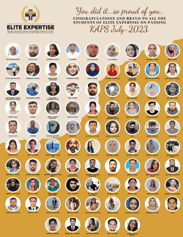 elite experties passing students list