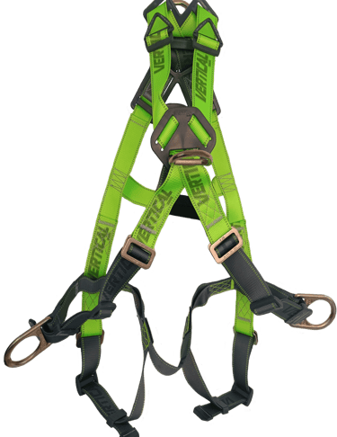 a safety harnesser with a harness and harness