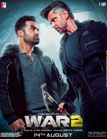 war 2 2025 movie tickets