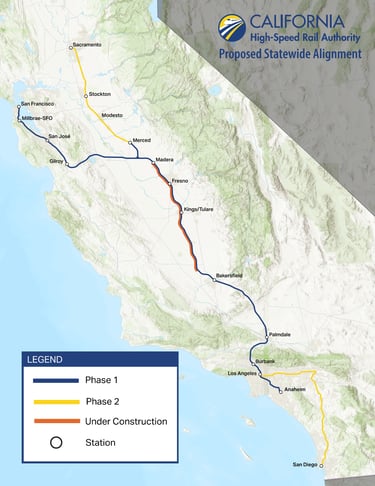 CA HSR segments