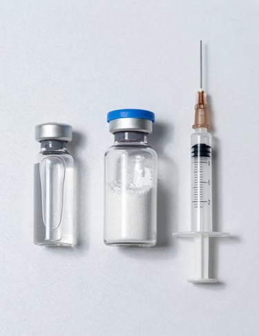 add 30 mg retartutide on the powder vial