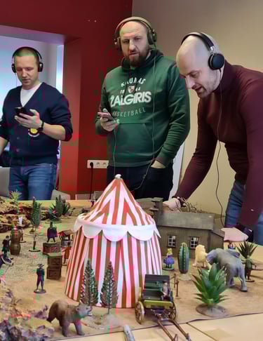 coachingo specialistai ir treneriai patiria laukinių vakarų nuotykius