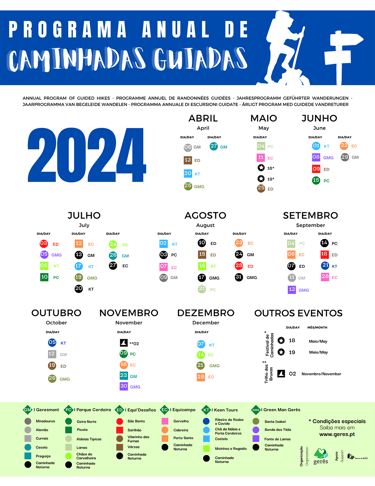 Programa Anual de Caminhadas 2024