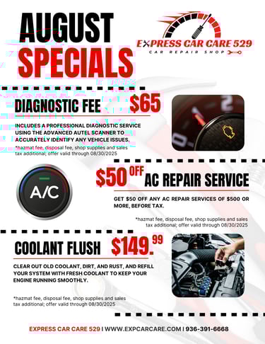 a flyer for a special event with a special offer