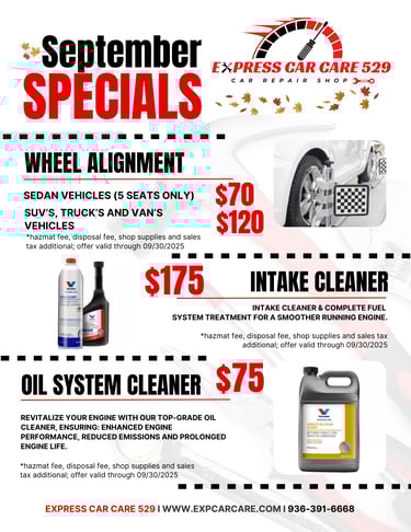 a flyer for a special offer for a special offer
