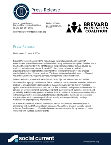 press release article 