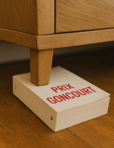 livre goncourt sous meuble
