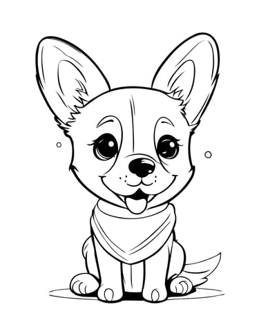 coloriage chien bol dog