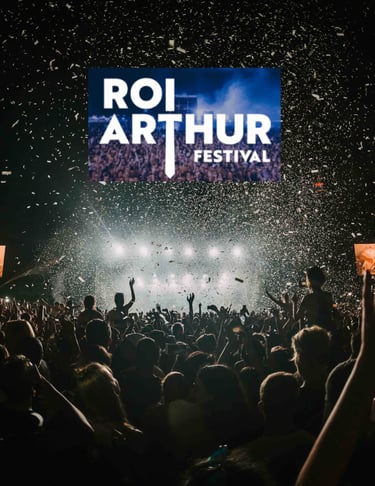 affiche festival de musique roi arthur