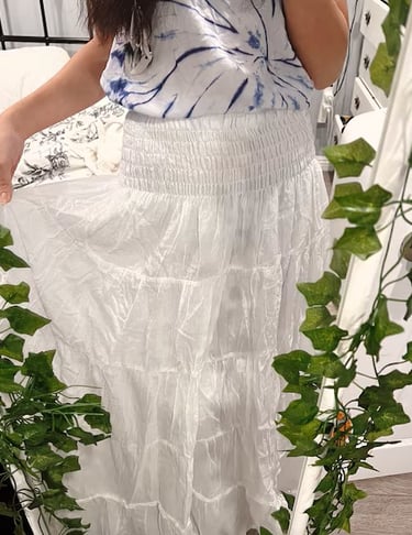 Yaya white skirt review