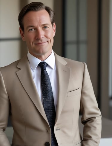 Photograph of a man in a suit.