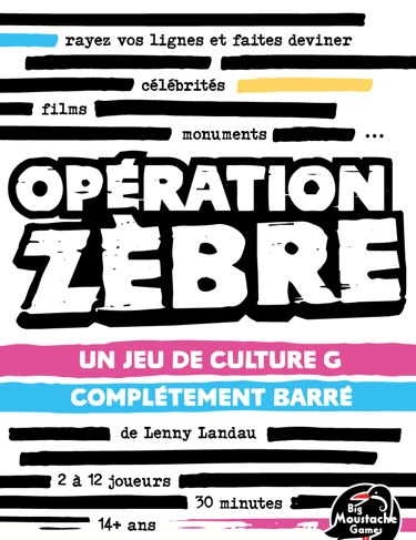 Photo du jeu de société Opération Zèbre