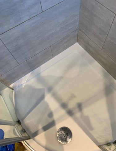 shower replaced by axm plumbers in droitwich