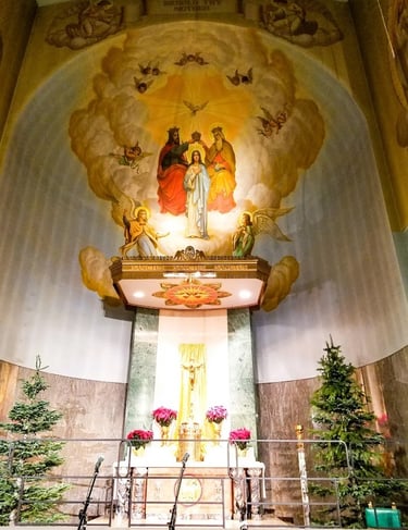 Portland, OR - The Roman Catholic Church inside The Grotto