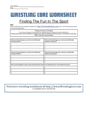 fun in the sport worksheet