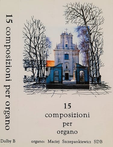 a stamp stamp with a drawing of a church